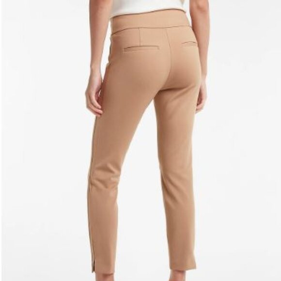 Express High Waisted Luxe Comfort Knit Columnist Ankle Pant - Picture 2 of 3